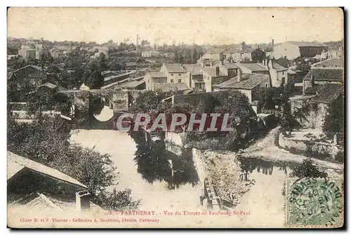 Cartes postales Parthenay Vue Du Thouet au Faubourg St Paul