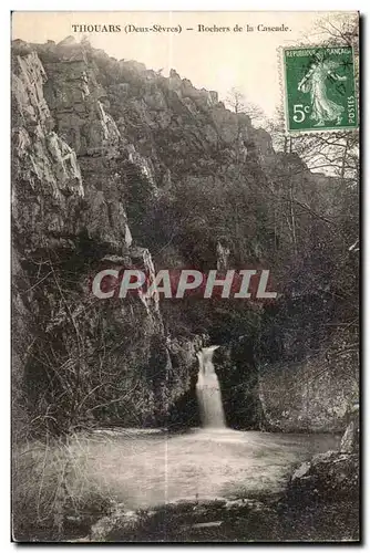 Cartes postales Thouars Rochers de la Cascdade
