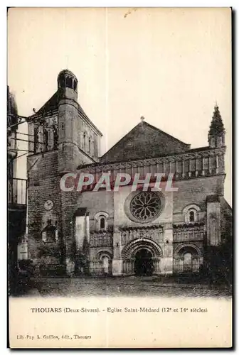 Cartes postales Thouars Eglise Saint Medard