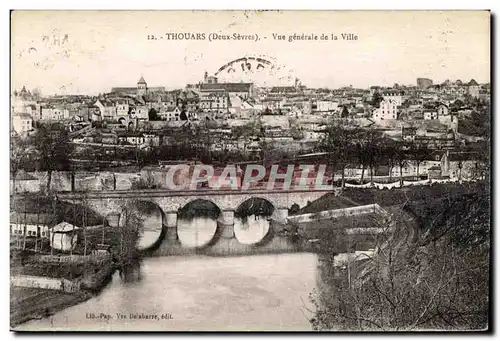 Ansichtskarte AK Thouars Vue Generale de la Ville