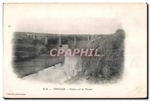 Ansichtskarte AK Thouars Viaduc sur Le Thouet