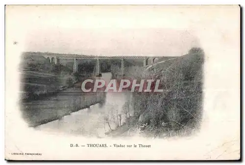Cartes postales Thouars Viaduc sur Le Thouet