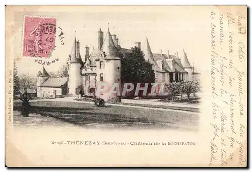 Thenezay - Chateau de la Rochefaton - Cartes postales