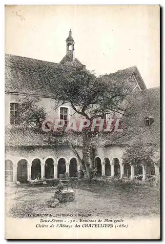 Environs de Menigoule - Cloitre de l Abbaye des Chatelliers - Cartes postales