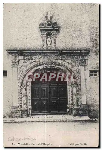 Melle - Porte de l Hospice - Cartes postales