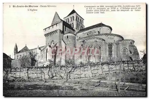 St Jouin de Marnes - L Eglise - Cartes postales