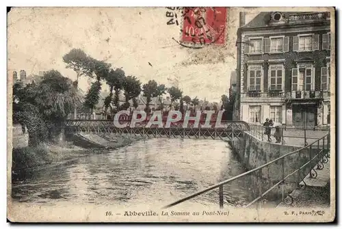 Abbeville - La Somme au Pont Neuf - Cartes postales