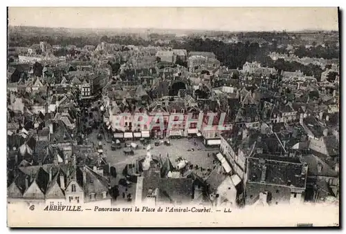 Abbeville - Panorama vers la Place de l Amiral Courbet - Cartes postales