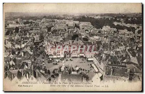 Abbeville - Panorama vers la Place l Amiral Courbet - Cartes postales