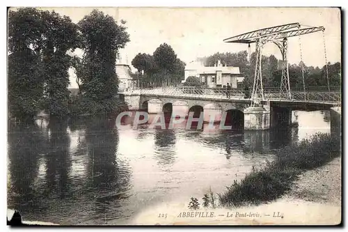 Abbeville - Le Pont Levis - Ansichtskarte AK