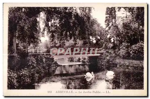 Abbeville - Le Jardin Public - Ansichtskarte AK