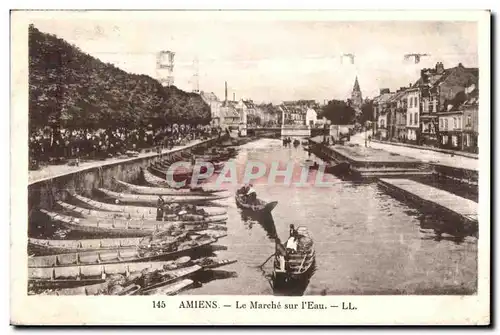 Cartes postales Amiens Le Marche sur I Eau