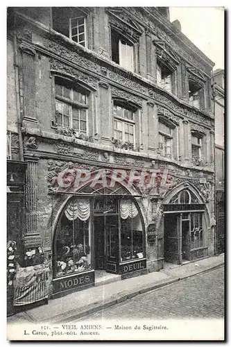Cartes postales Vieil Amiens Maison du Sagittaire