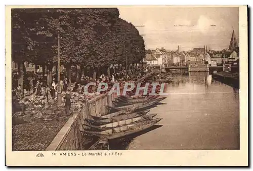 Cartes postales Amiens le Marche sur l Eau