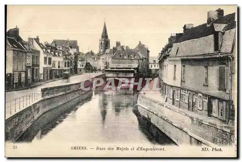 Cartes postales Amiens Rues des Majols el d Engoulevent