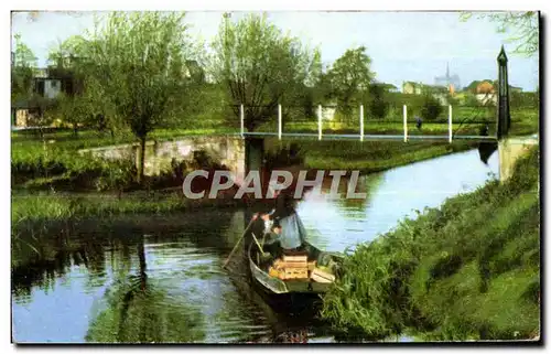 Cartes postales moderne Amiens Les Hortillonnages