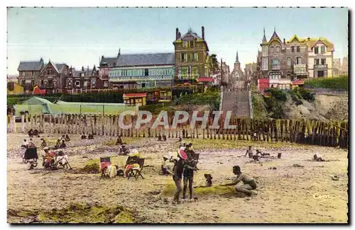 Cartes postales Onival sur Mer Somme Avenue du Casino et la Chapelle