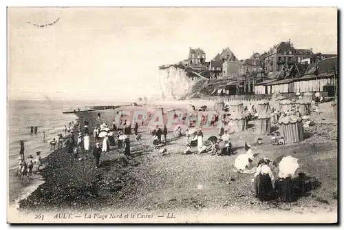 Cartes postales Ault La Plage Nord et le Casino