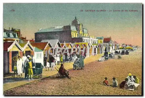 Ansichtskarte AK Cayeux Sur Mer Le Casino et les Cabines