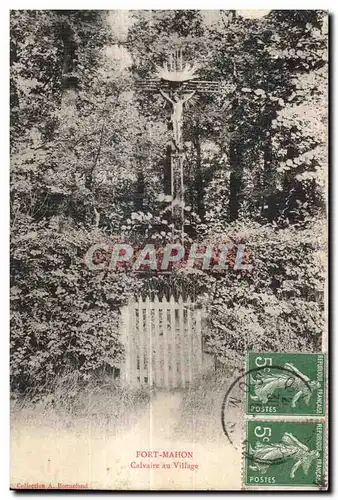 Fort Mahon - Calvaire au Village - Cartes postales