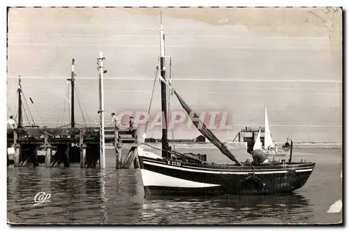 Le Crotoy - La Jetee - bateau - boat - Cartes postales