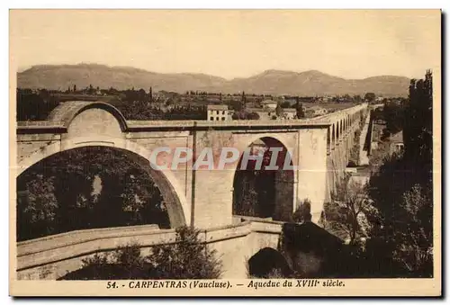 Cartes postales Carpentras Vaucluse Aquedue du XVIII siecle