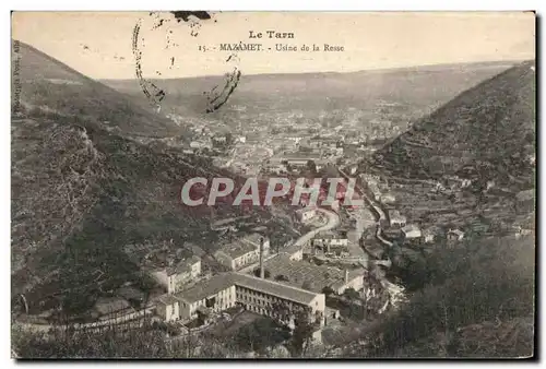 Cartes postales Le Tarn Mazamet Usine de ia Resse