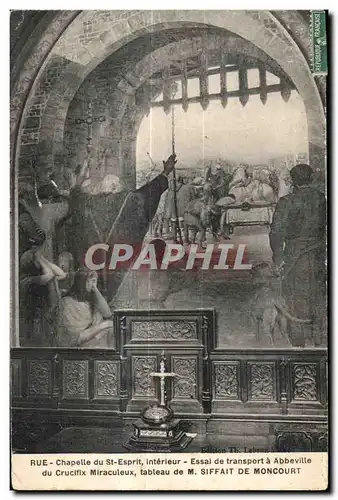 Cartes postales Rue Chapelle du St Esprit Interieur