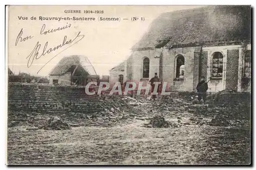 Cartes postales Vue de Rouvay en Santerre (Somme)l