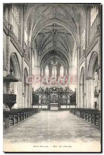 Cartes postales Saint Riquier Net De L Eglise