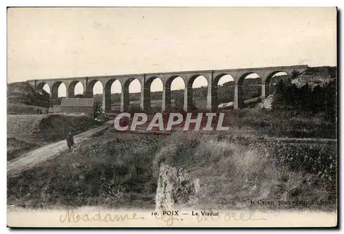 Ansichtskarte AK Poix Le Viaduc