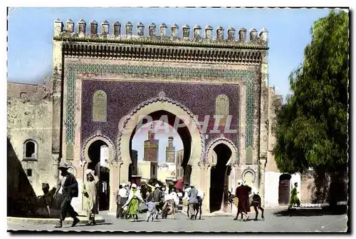 Ansichtskarte AK maroc Fes Porte de Bojeioud