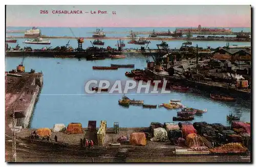 Cartes postales Maroc Casablanca Le Port