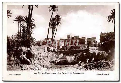 Cartes postales Maroc Atlas Marocain La Casbah de Ouarzazat