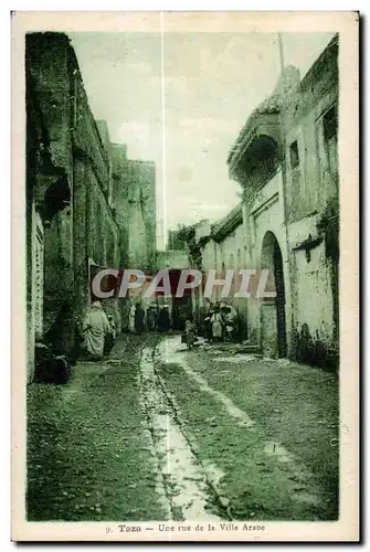 Cartes postales Maroc Taza Une rue de la Vie Arabe