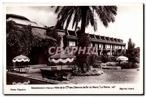 Ansichtskarte AK Maroc Marrakech Maroc Hotel de la Cie des Chemins de fer du Maroc La Mamounia