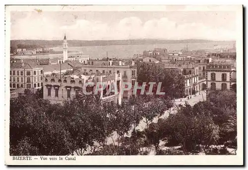 Ansichtskarte AK Maroc Bizerte Vue vers le Canal