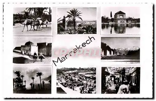 Cartes postales moderne Maroc Marrakech pays des contrastes