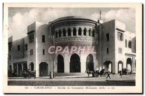 Cartes postales Maroc Casablanca Bourse du commerce