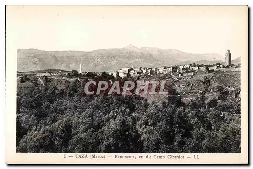 Cartes postales Taza Maroc Pannorama vu du Camp Girardot