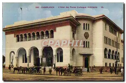 Cartes postales Casablanca L Hotel des Postes