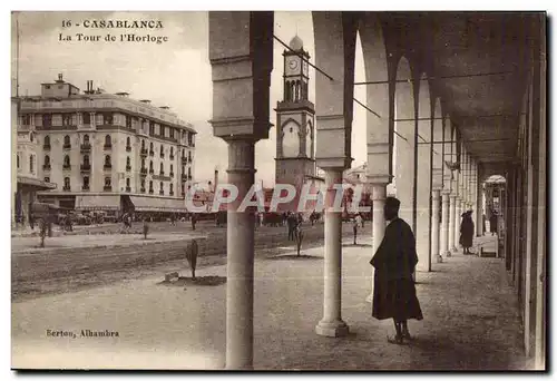 Cartes postales Casablanca La Tour de I Horloge