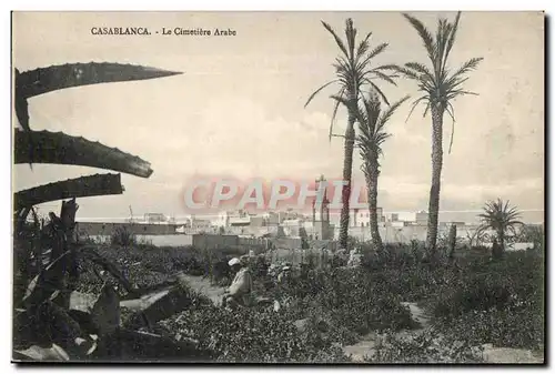 Cartes postales Casablanca Le Cimetiere Arabe