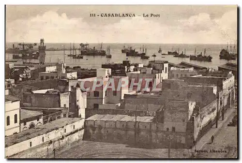 Cartes postales Maroc Casablanca Le Port