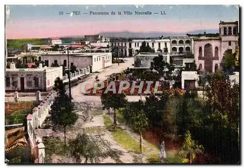 Cartes postales Fez Panorama de la Ville Nouvelle LL