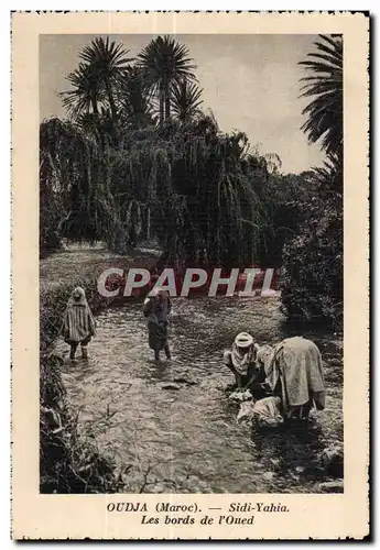 Cartes postales Oudja Maroc Sidi Yahia Les bords de I Oued