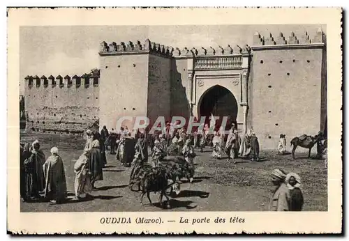 Cartes postales Oudjda Maroc La porte des tetes