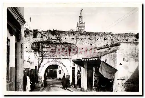 Cartes postales Maroc Meknes Entree du Quartier Djernaa Zitouna