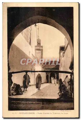 Cartes postales Morocco Moulay Idriss Gate antte of Tomoenn of Tomoean of Saiut