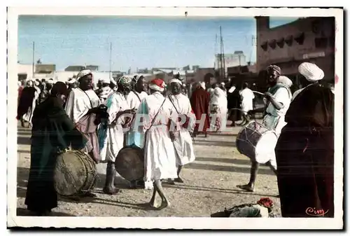 Cartes postales Maroc Scenes Et Types Du Maroc Musiciens Marocains Folklore